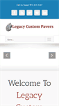 Mobile Screenshot of legacycustompavers.com